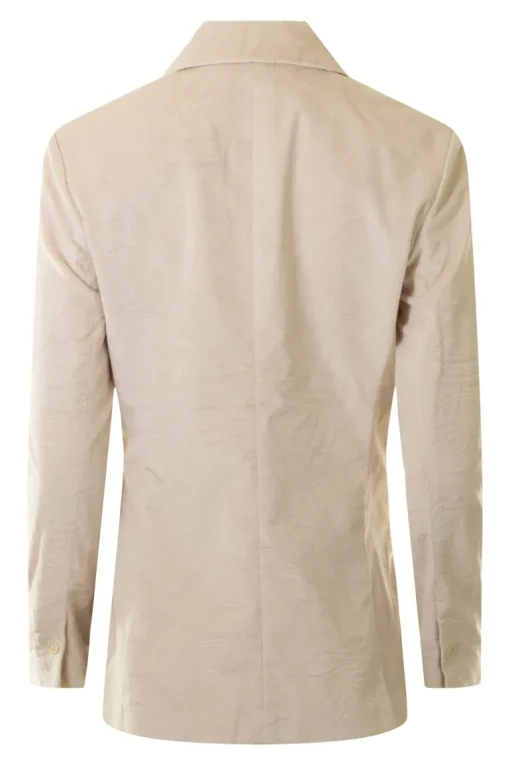 Circolo 1901 Velvet Paisley Slim Blazer