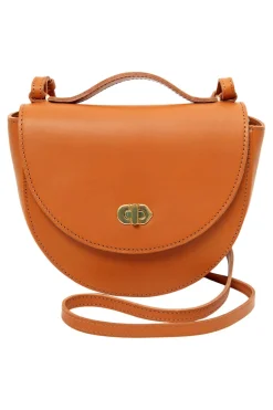 Clare V. Elodie Bag in Cuoio Vachetta
