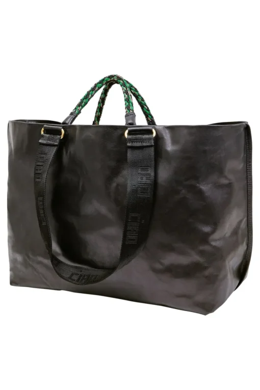 Clare V. Grande Bateau Tote in Black New Look