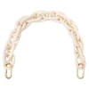 Clare V. Shortie Strap in Cream Resin