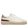 D.A.T.E. Sonica Vintage Calf Sneaker in White-Platinum