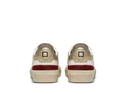 D.A.T.E. Sonica Vintage Calf Sneaker in White-Platinum
