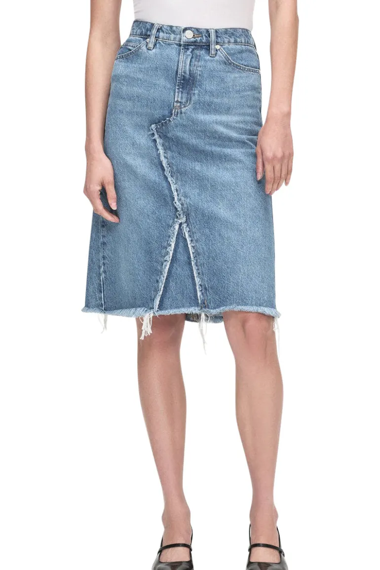 Frame Denim Deconstructed Skirt in Mabel