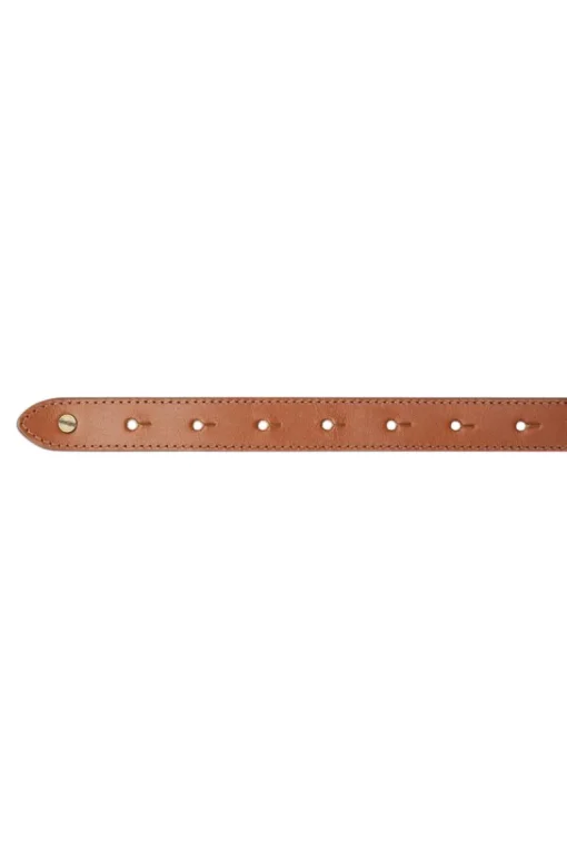 Frame Denim Equestrian Belt in Cognac