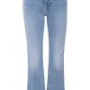 Frame Denim Le Crop Mini Boot Step Fray in Colorado