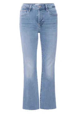 Frame Denim Le Crop Mini Boot Step Fray in Colorado