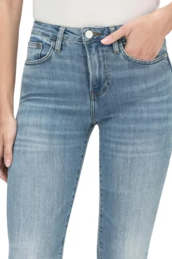 Frame Denim Le Crop Mini Boot Cascade in Wavey