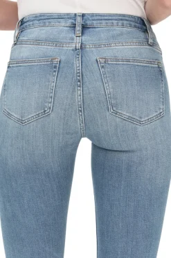 Frame Denim Le Crop Mini Boot Cascade in Wavey