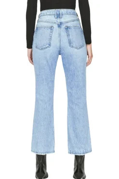 Frame Denim Le High 'N' Tight Crop Mini Boot in Rossum 2 Year Rips