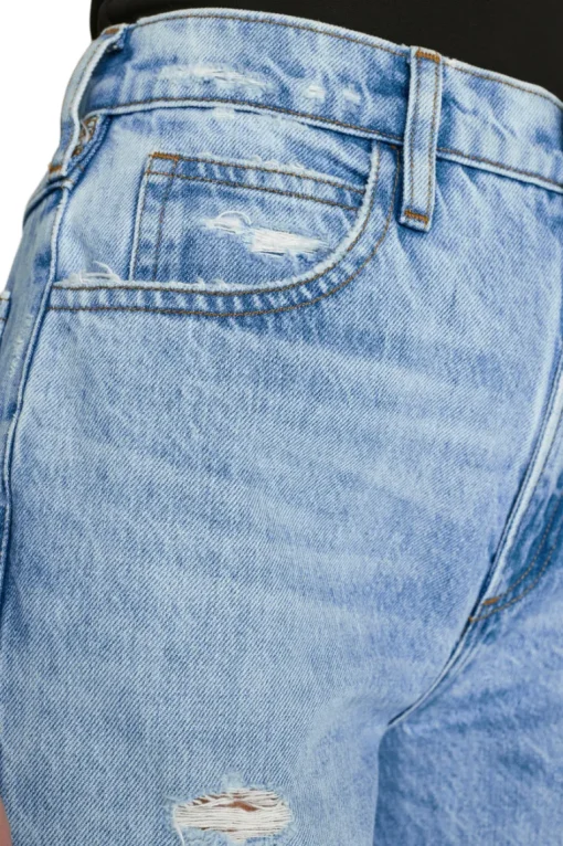 Frame Denim Le High 'N' Tight Crop Mini Boot in Rossum 2 Year Rips