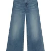Frame Denim Le Palazzo Crop in Crave Raw After