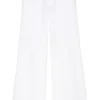 Frame Denim Le Palazzo Crop Raw After in Au Natural Clean Raw After