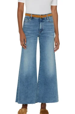 Frame Denim Le Palazzo Crop in Crave Raw After