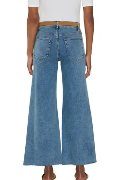 Frame Denim Le Palazzo Crop in Crave Raw After