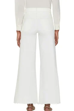 Frame Denim Le Palazzo Crop Raw After in Au Natural Clean Raw After