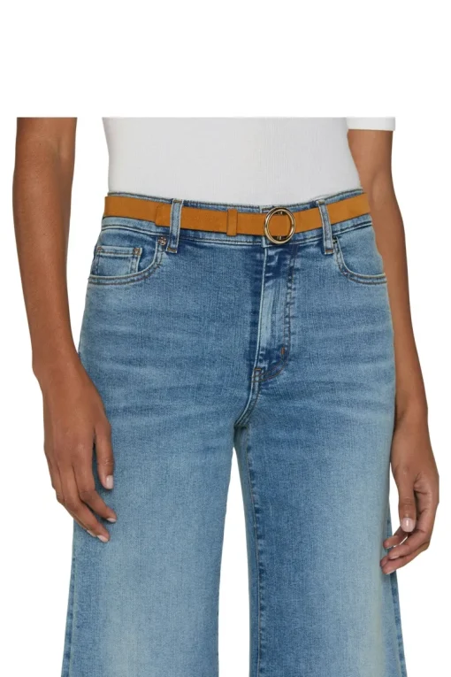 Frame Denim Le Palazzo Crop in Crave Raw After