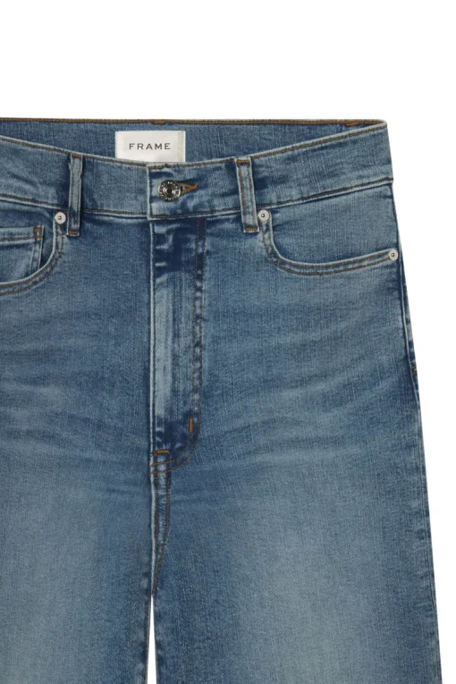 Frame Denim Le Palazzo Crop in Crave Raw After
