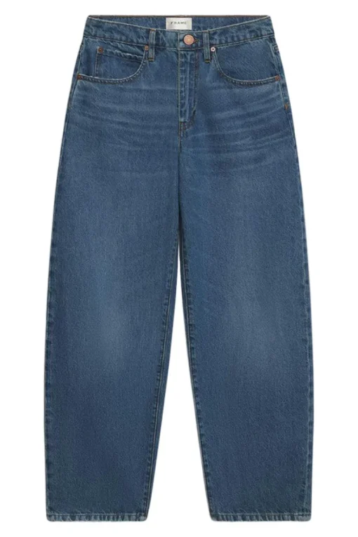 Frame Denim Low Slung Barrel in Caramia