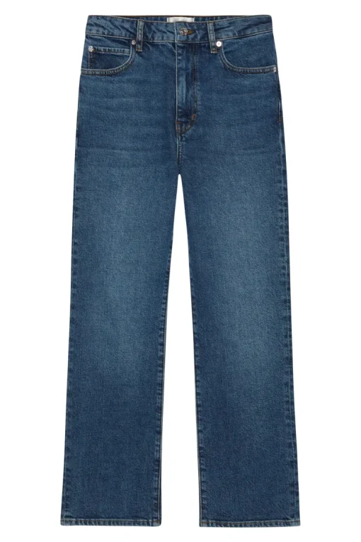 Frame Denim Ruler Crop in Rival