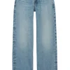 Frame Denim Slouchy Straight Jeans in Divine