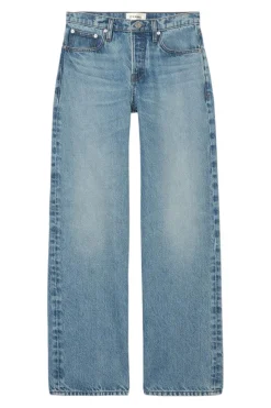 Frame Denim Slouchy Straight Jeans in Divine