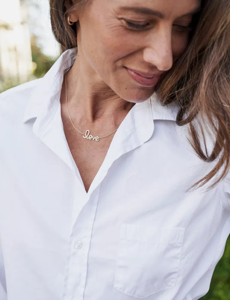 Frank & Eileen Barry Long Sleeve Shirt in White