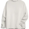 Frank & Eileen Effie Funnel Neck Capelet in Vintage White