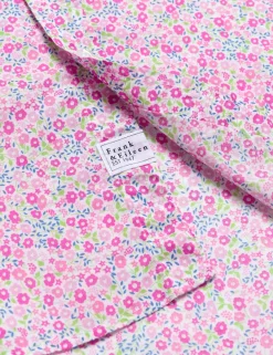 Frank & Eileen Eileen Relaxed Button Up Shirt in Pink Flowers
