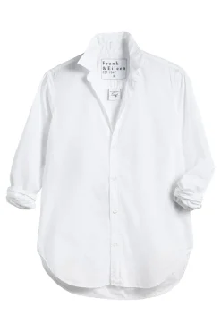 Frank & Eileen Frank Poplin Button Down in White