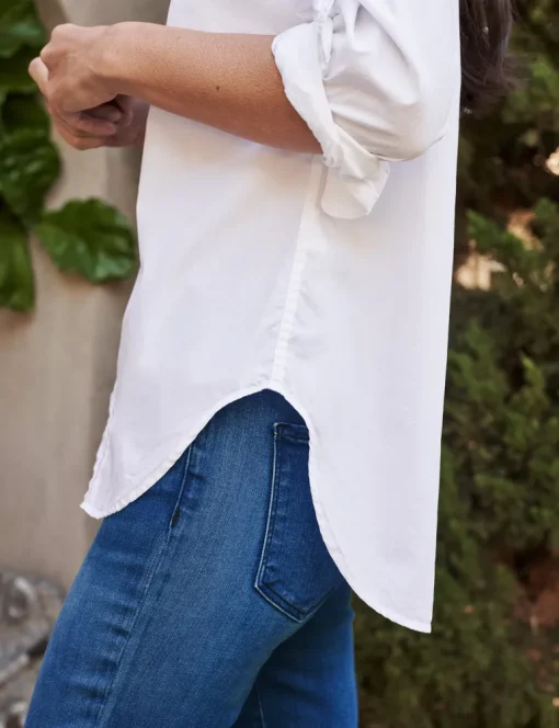 Frank & Eileen Frank Poplin Button Down in White