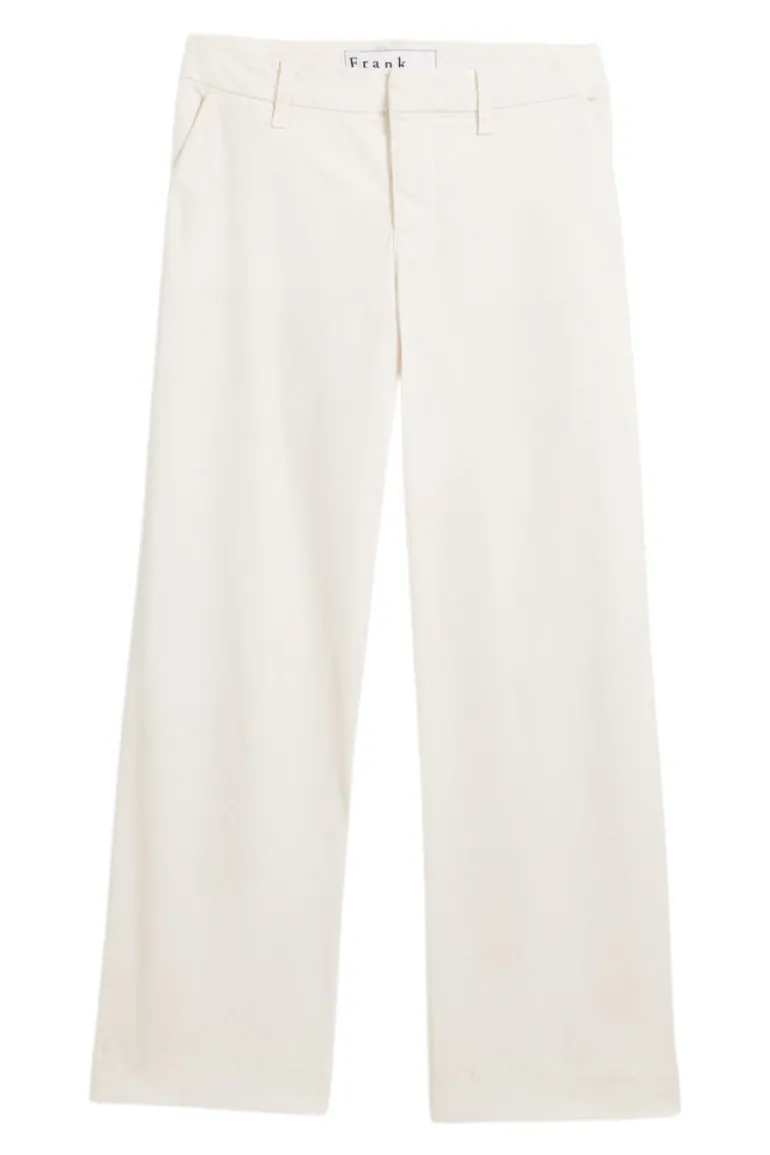 Frank & Eileen Westport Italian Chino in Chalk