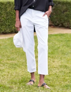 Frank & Eileen Wicklow Italian Chino in White