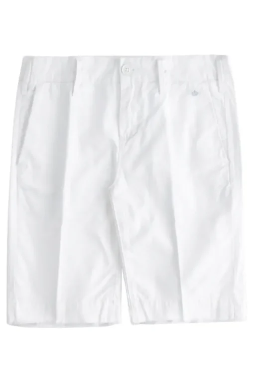 G1 Cut Off Bermuda Shorts in White