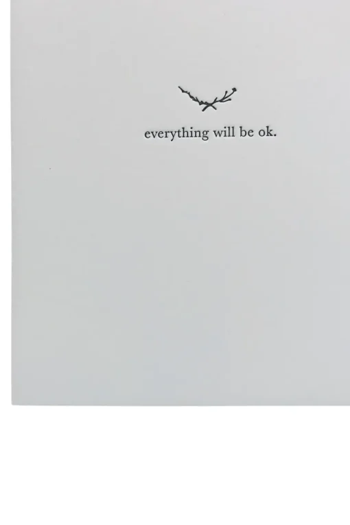 HomArt Everything Will Be OK Greeting Card