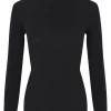 Kujten Bibitu Cashmere Turtleneck Sweater in Noir