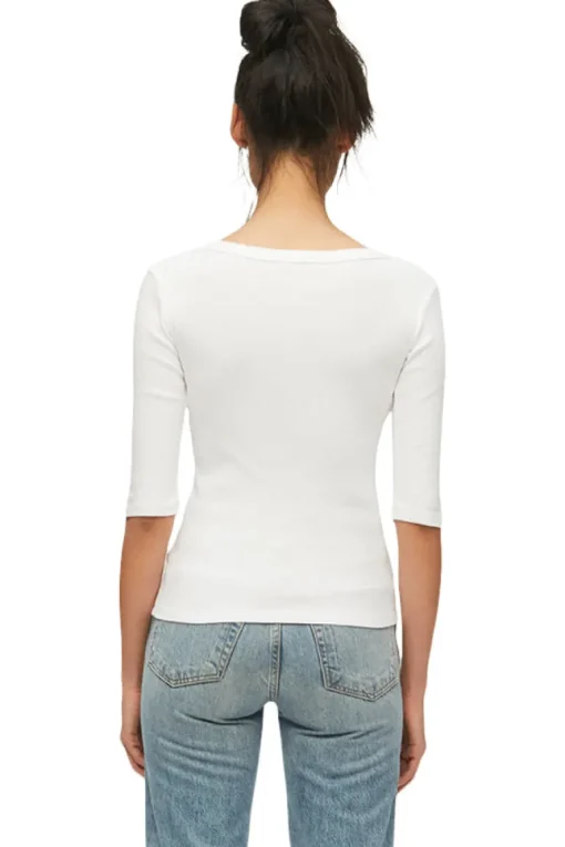 Michael Stars Dot 3/4 Sleeve Tee