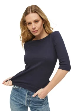 Michael Stars Dot 3/4 Sleeve Tee