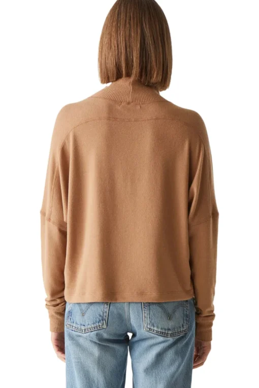 Michael Stars Frida Mock Neck Top