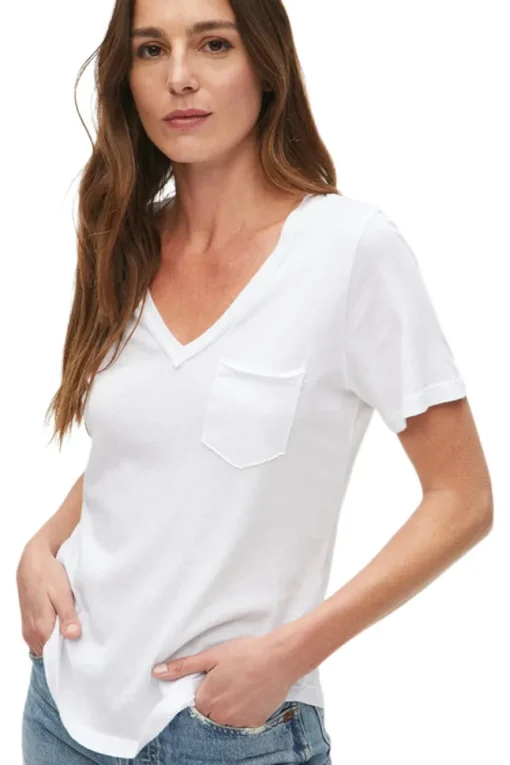 Michael Stars Hayden V-neck Tee w/ Pocket