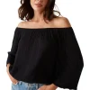 Michael Stars Isabel Convertible Top in Black