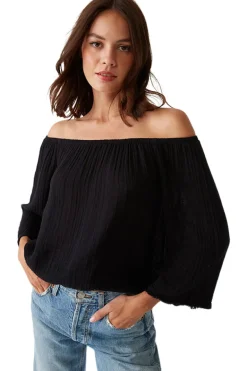 Michael Stars Isabel Convertible Top in Black