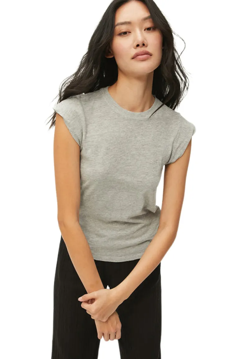 Michael Stars Joey Power Shoulder Tee