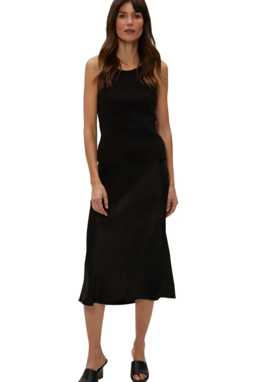 Michael Stars Leila Bias Midi Skirt