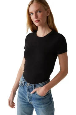 Michael Stars Lexy Cap Sleeve Crew