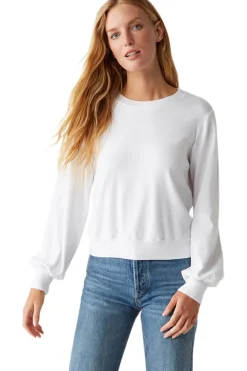 Michael Stars Mac Puff Sleeve Crewneck Tee