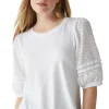 Michael Stars Maisie Eyelet Top