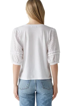 Michael Stars Maisie Eyelet Top