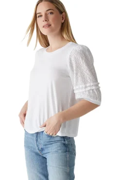 Michael Stars Maisie Eyelet Top