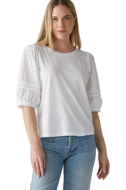 Michael Stars Maisie Eyelet Top