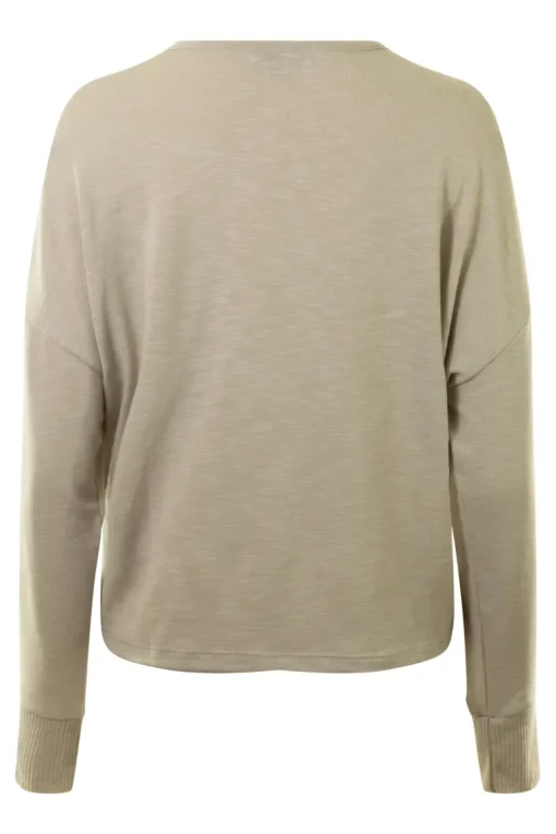Michael Stars Patty V-neck Top in Oatmeal
